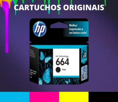 Cartucho Hp 664 Black