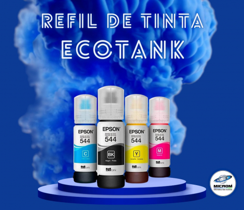 Refil de Tinta Impressoras Ecotank Epson