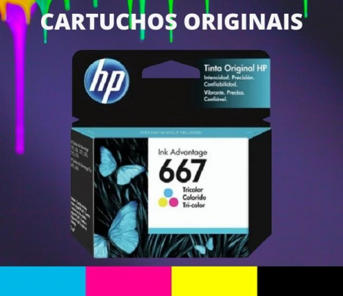 Cartucho Hp 667 Color Original