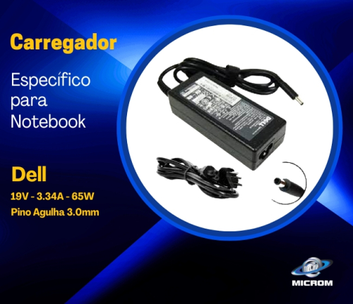 Carregador Notebook Especifico Dell 3.0mm Específico.