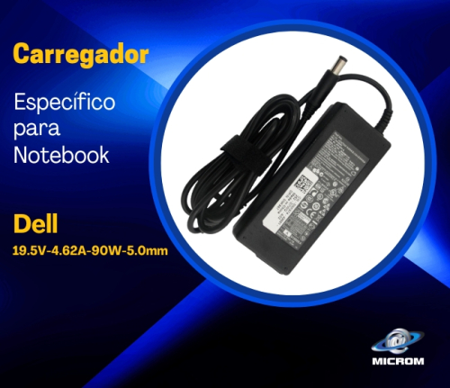 Carregador Especifico Notebook Dell 5.0mm 90w 