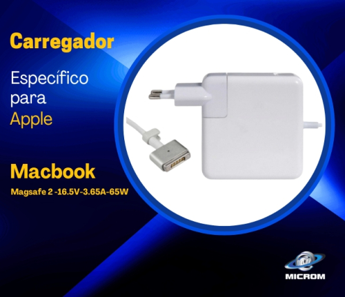 Carregador Macbook Magsafe 2 16.5V -3.65A - 60W