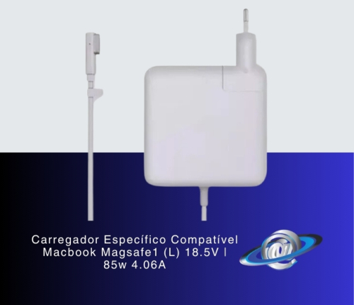 Carregador - Fonte Macbook 18.5V 4.6 A - COMPATÍVEL NOVO.
